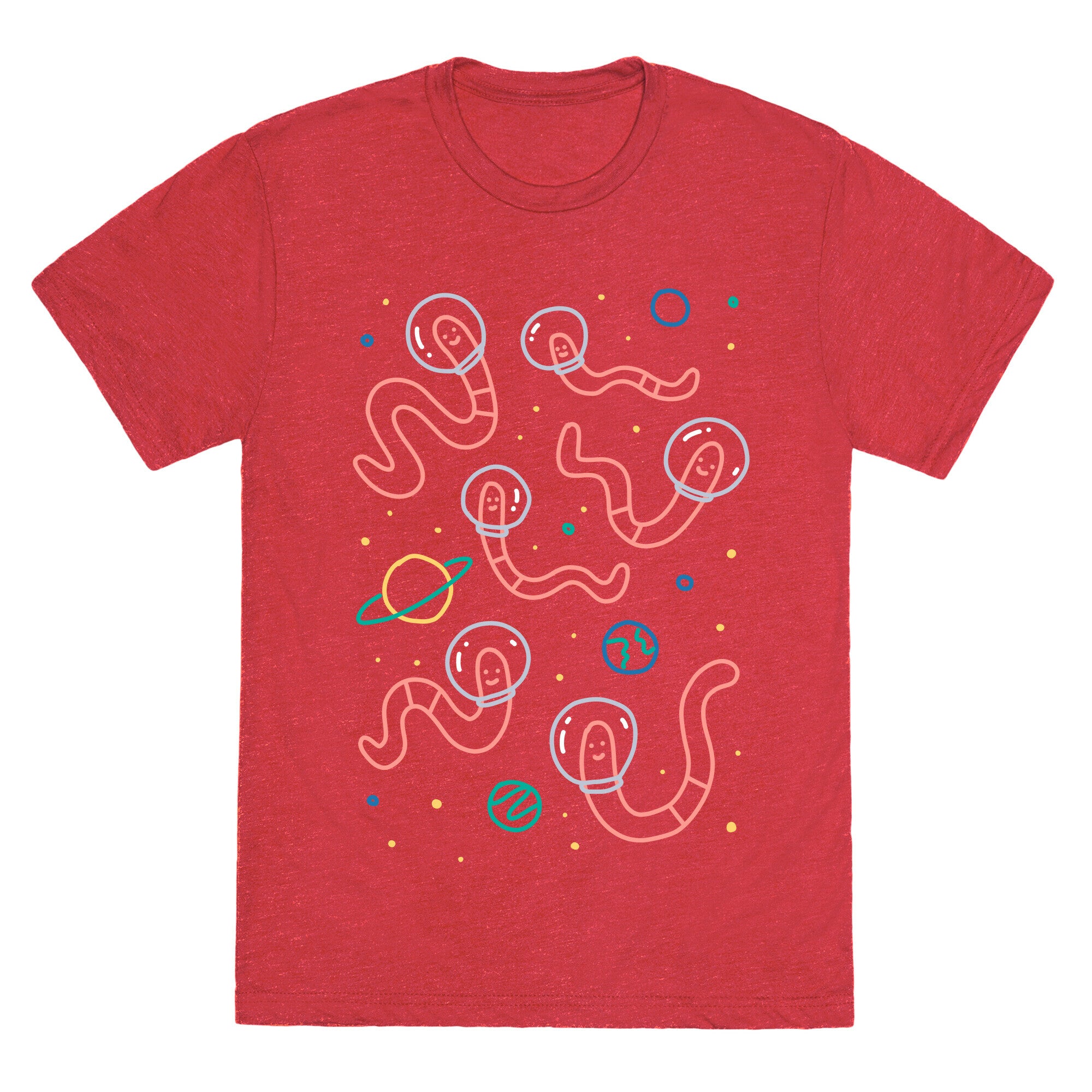 Worms In Space Unisex Triblend Tee